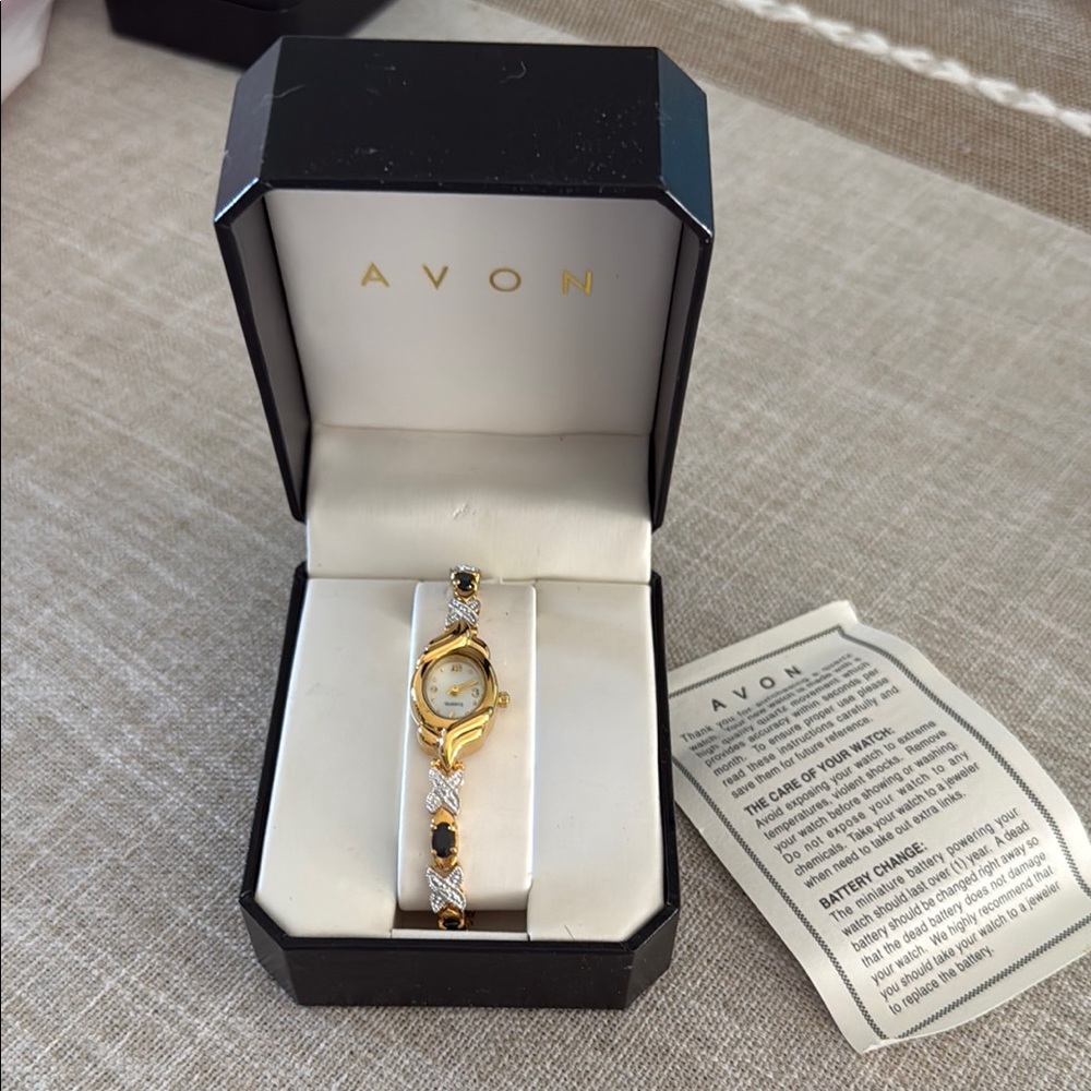 Avon Gold and Black Bracelet